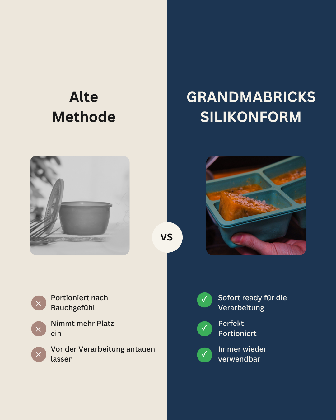 Silikongefrierform 250ml
